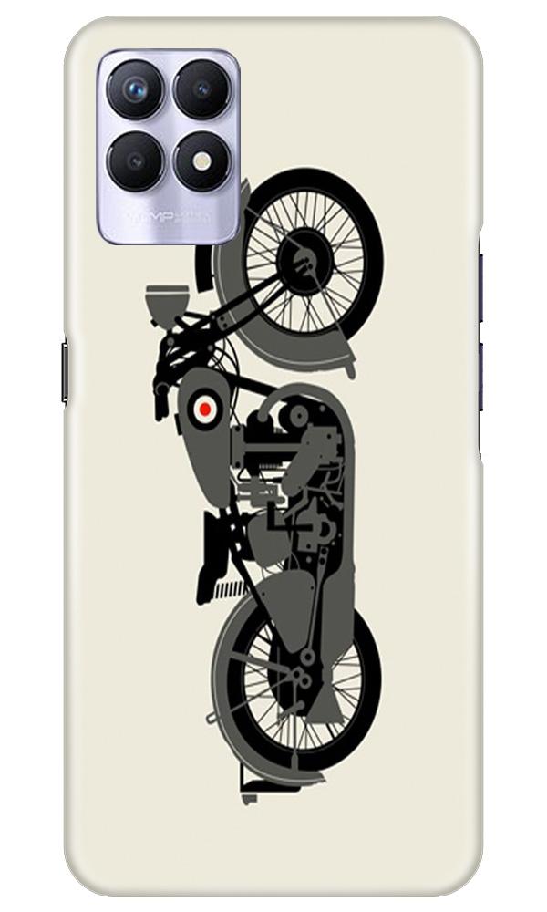 MotorCycle Mobile Back Case for Realme 8i (Design - 259) MotorCycle Case for Realme 8i (Design No. 259)