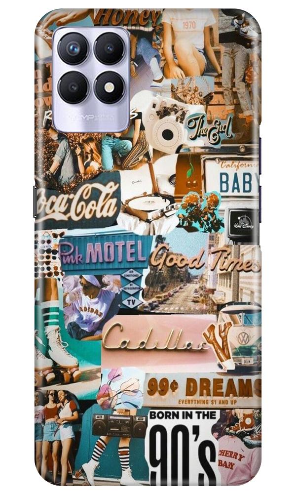 Vintage Design Mobile Back Case for Realme 8i (Design - 284) Vintage Design Case for Realme 8i (Design No. 284)