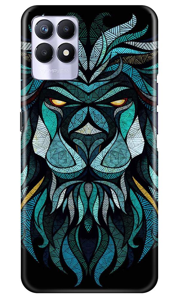 Lion Mobile Back Case for Realme 8i (Design - 314) Lion Mobile Back Case for Realme 8i (Design - 314)