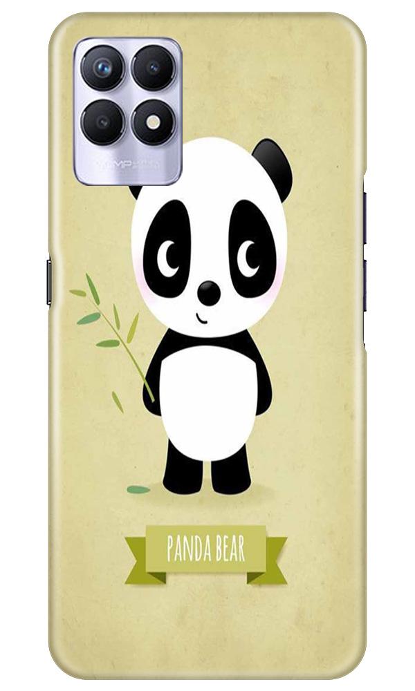 Panda Bear Mobile Back Case for Realme 8i (Design - 317) Panda Bear Mobile Back Case for Realme 8i (Design - 317)
