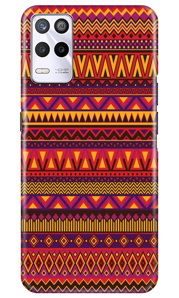 Zigzag line pattern2 Mobile Back Case for Realme 9 5G (Design - 10) Zigzag line pattern2 Case for Realme 9 5G