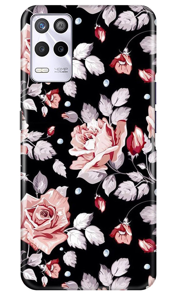 Pink rose Mobile Back Case for Realme 9 5G (Design - 12) Pink rose Case for Realme 9 5G
