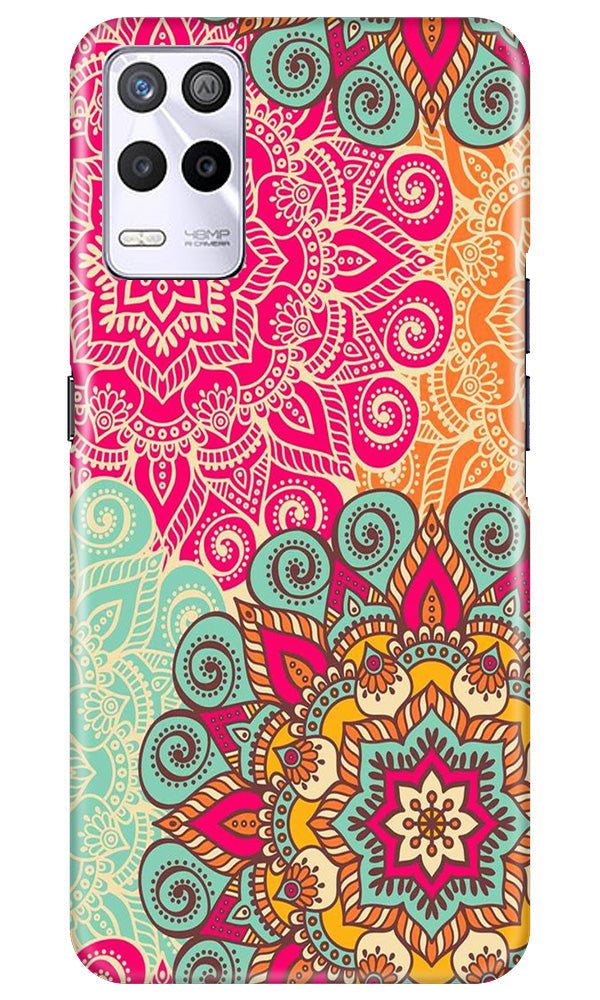 Rangoli art2 Mobile Back Case for Realme 9 5G (Design - 29) Rangoli art2 Case for Realme 9 5G
