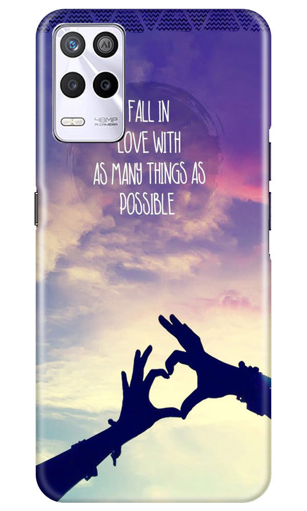 Fall in love Mobile Back Case for Realme 9 5G (Design - 50) Fall in love Case for Realme 9 5G