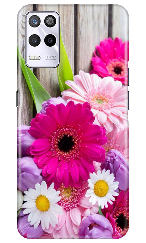 Coloful Daisy2 Mobile Back Case for Realme 9 5G (Design - 76) Coloful Daisy2 Case for Realme 9 5G