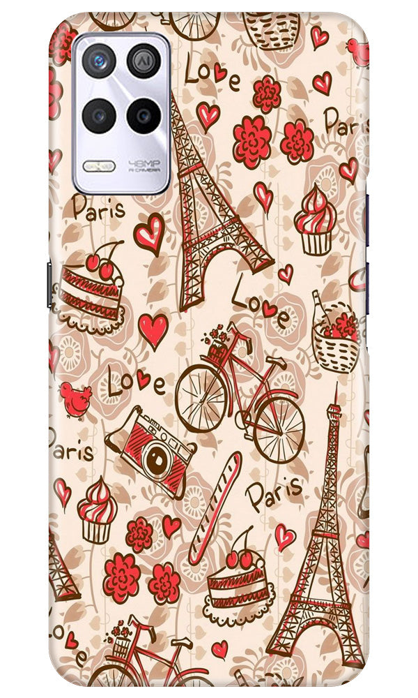 Love Paris Mobile Back Case for Realme 9 5G (Design - 103) Love Paris Case for Realme 9 5G (Design - 103)