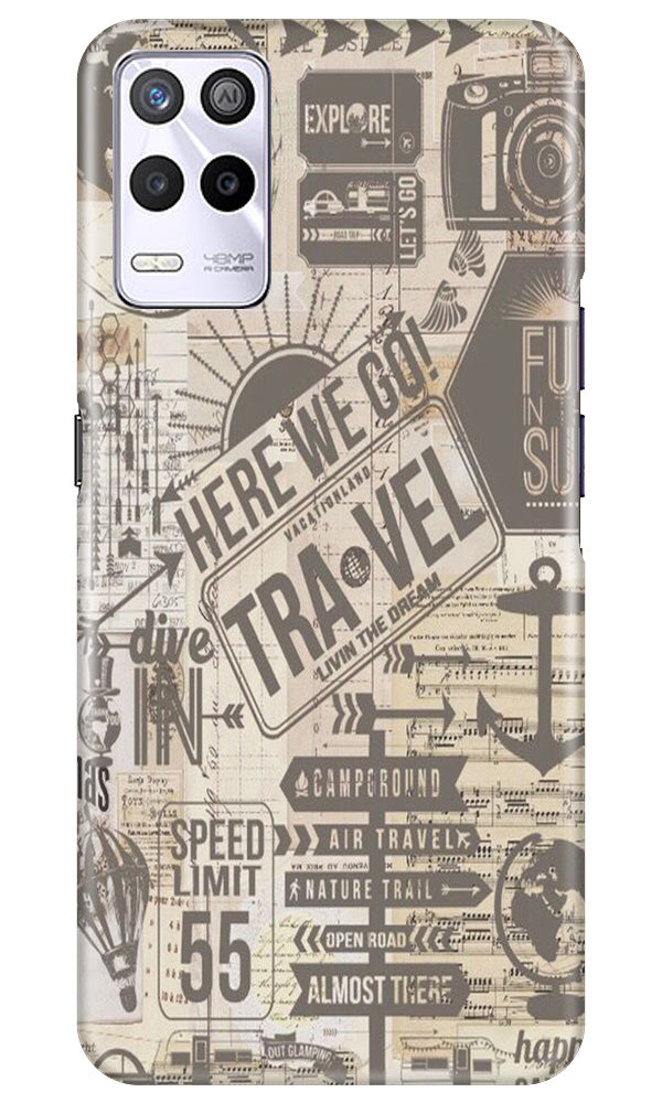 Travel Mobile Back Case for Realme 9 5G (Design - 104) Travel Case for Realme 9 5G (Design - 104)