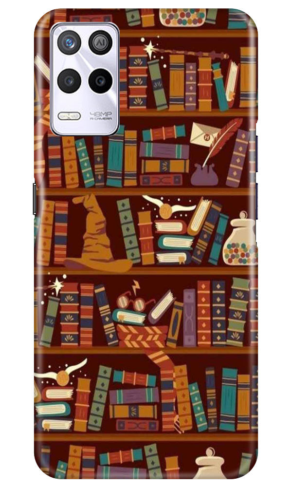 Book Shelf Mobile Back Case for Realme 9 5G (Design - 348) Book Shelf Mobile Back Case for Realme 9 5G (Design - 348)