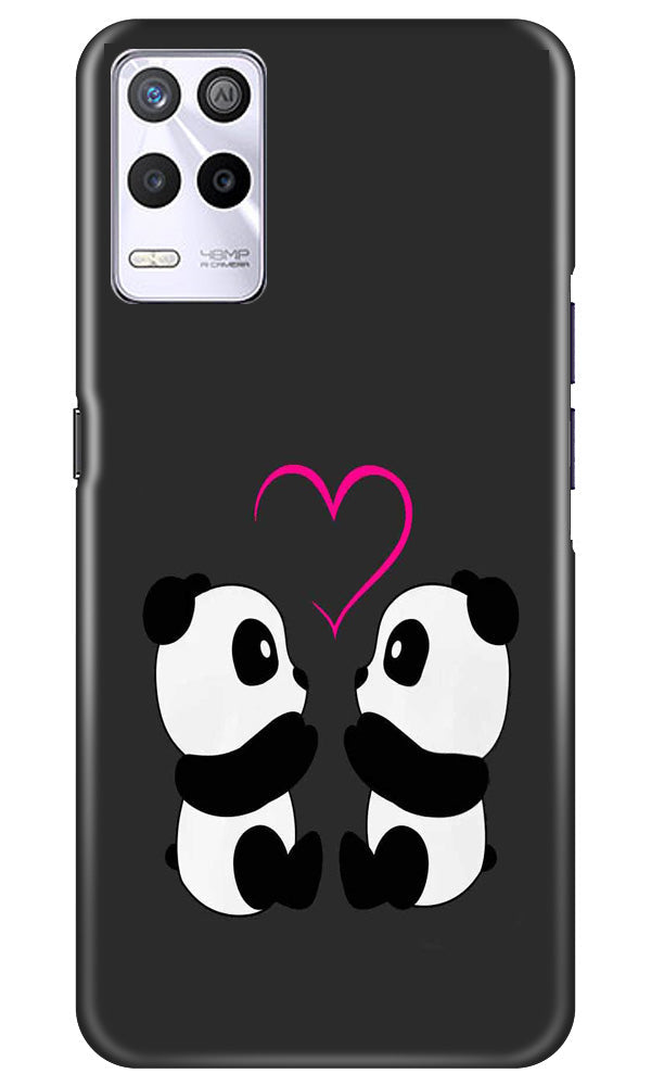 Panda Love Mobile Back Case for Realme 9 5G (Design - 355) Panda Love Mobile Back Case for Realme 9 5G (Design - 355)