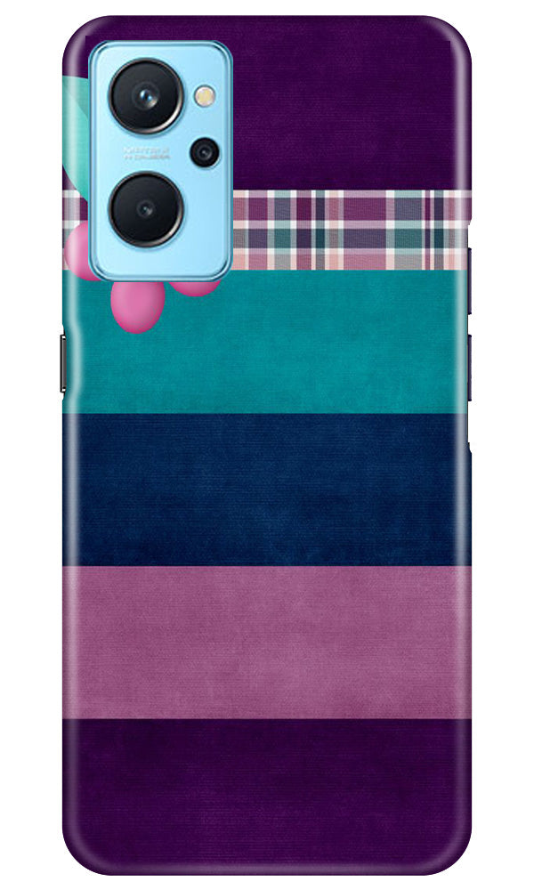 Purple Blue Mobile Back Case for Realme 9i (Design - 37) Purple Blue Case for Realme 9i