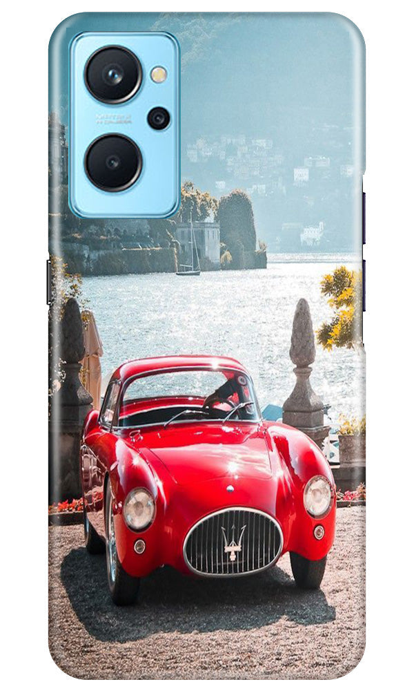 Vintage Car Mobile Back Case for Realme 9i (Design - 51) Vintage Car Case for Realme 9i