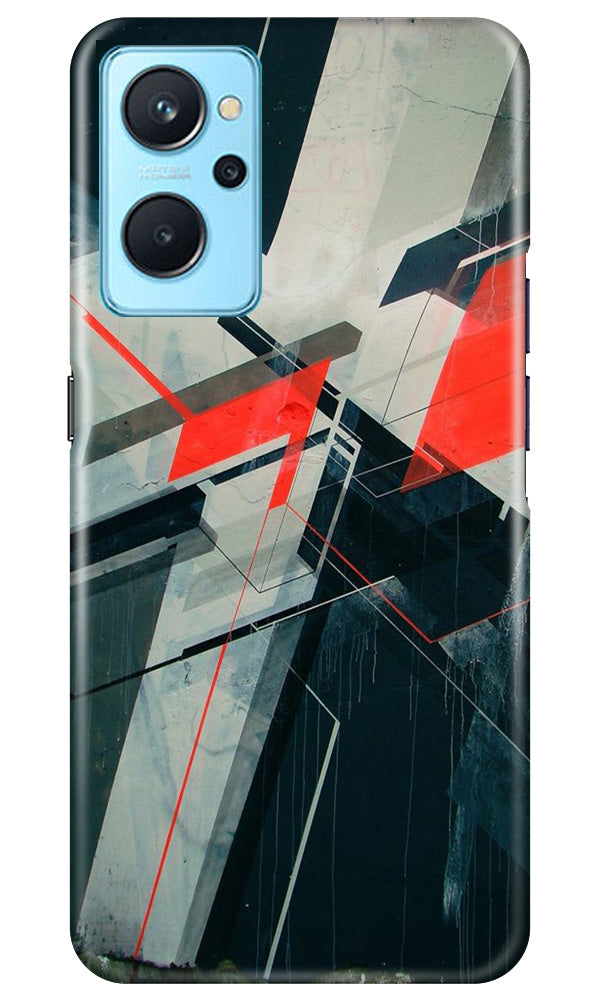 Modern Art Mobile Back Case for Realme 9i (Design - 199) Modern Art Case for Realme 9i (Design No. 199)