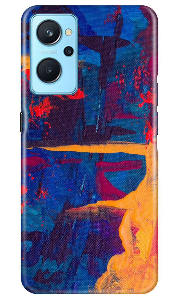 Modern Art Mobile Back Case for Realme 9i (Design - 206) Modern Art Case for Realme 9i (Design No. 206)