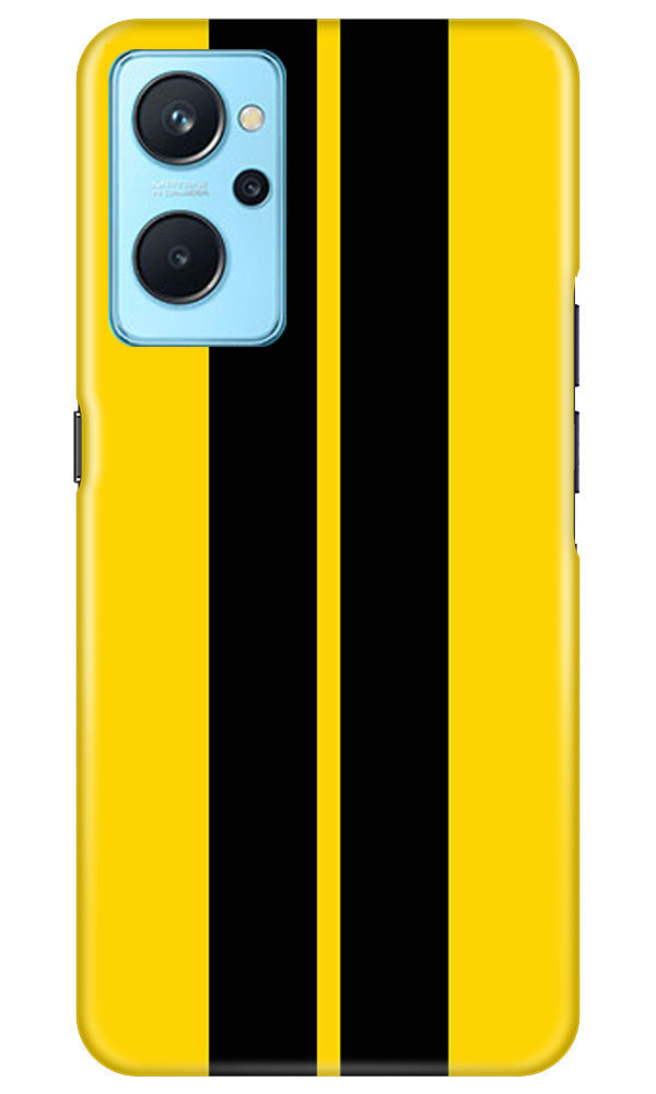 Black Yellow Pattern Mobile Back Case for Realme 9i (Design - 336) Black Yellow Pattern Mobile Back Case for Realme 9i (Design - 336)
