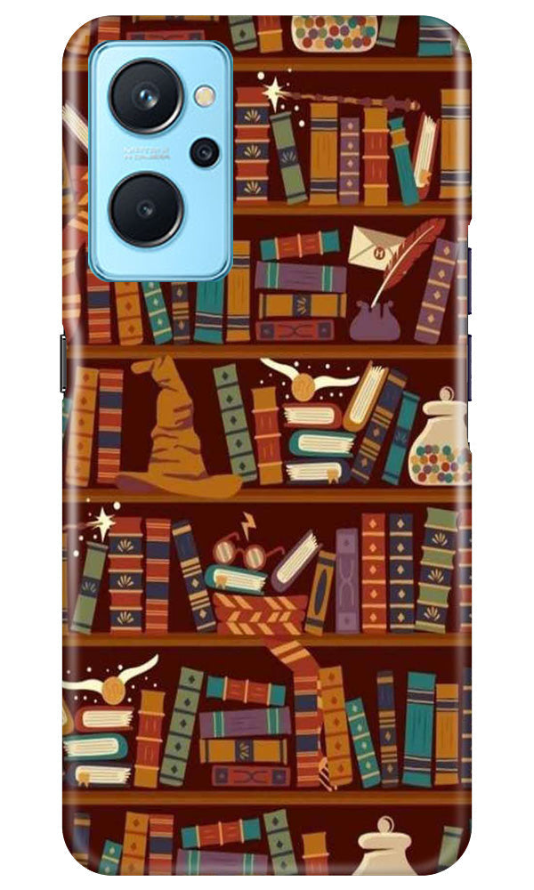 Book Shelf Mobile Back Case for Realme 9i (Design - 348) Book Shelf Mobile Back Case for Realme 9i (Design - 348)