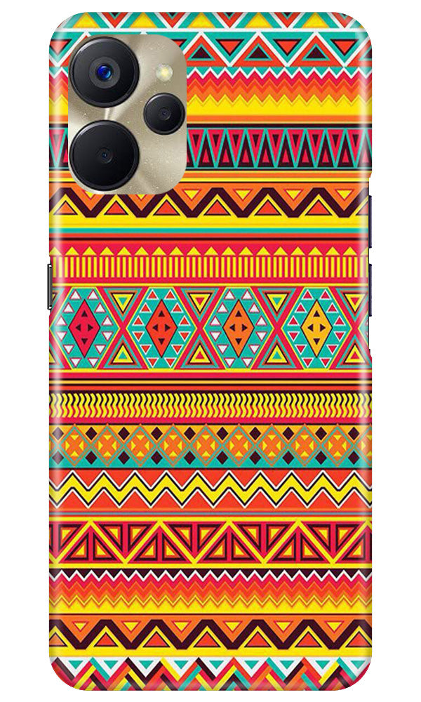 Zigzag line pattern Mobile Back Case for Realme 9i 5G (Design - 4) Zigzag line pattern Case for Realme 9i 5G