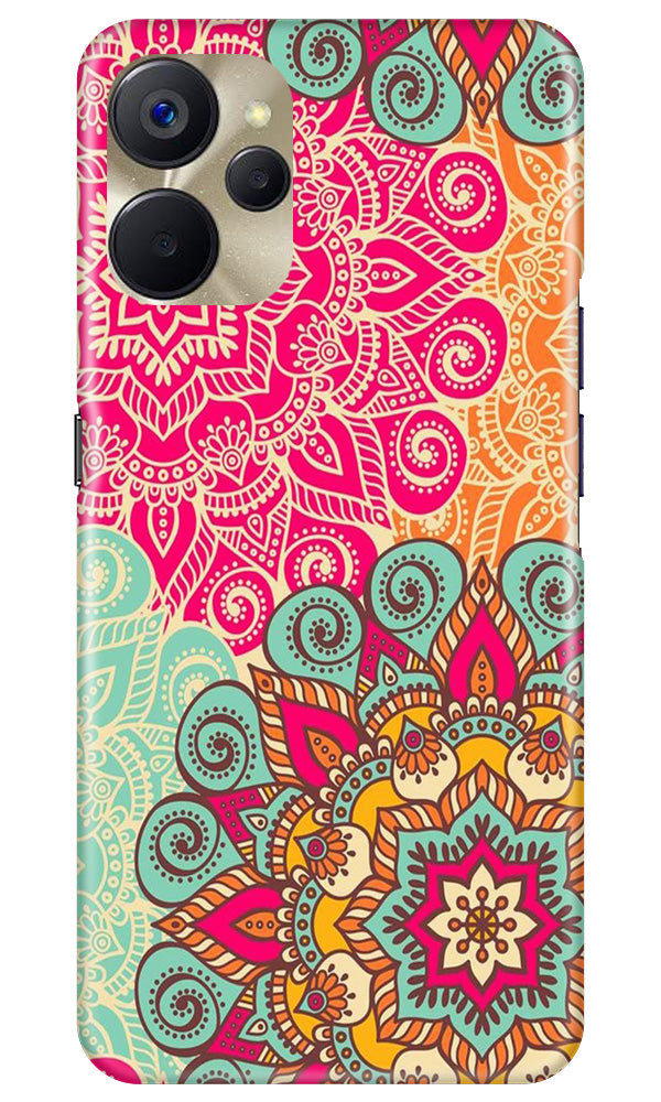Rangoli art Mobile Back Case for Realme 9i 5G (Design - 6) Rangoli art Case for Realme 9i 5G