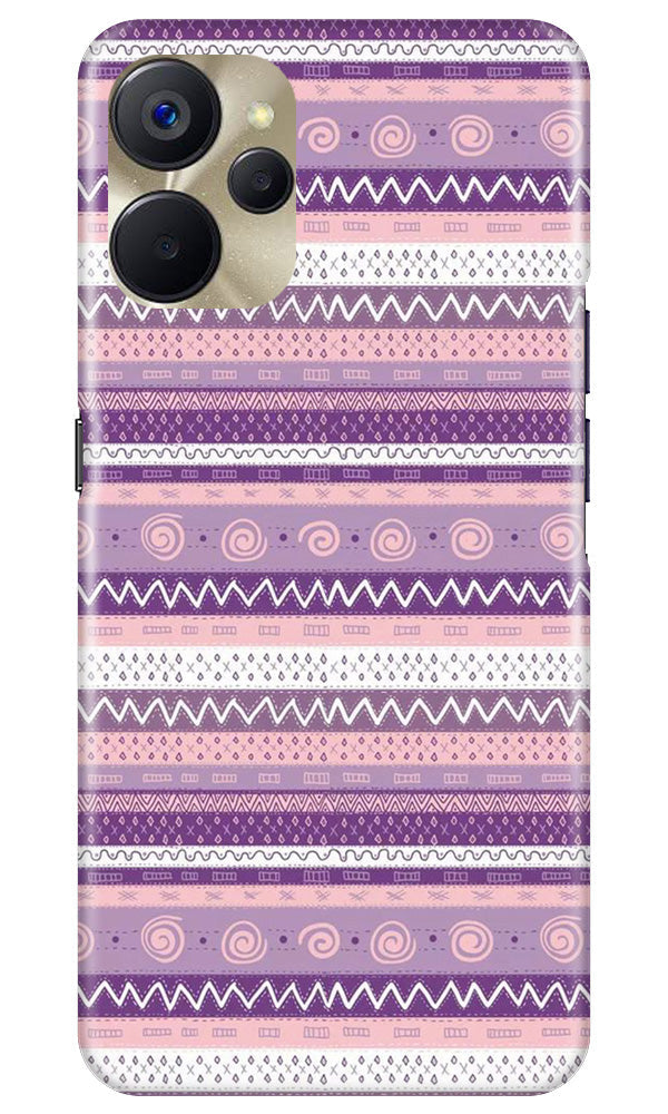 Zigzag line pattern3 Mobile Back Case for Realme 9i 5G (Design - 11) Zigzag line pattern3 Case for Realme 9i 5G