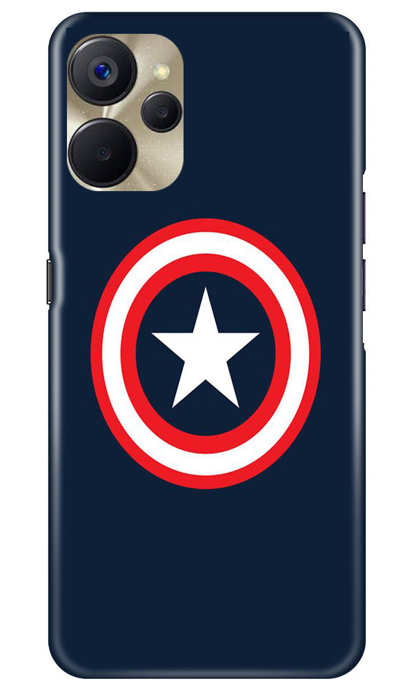 Captain America Mobile Back Case for Realme 9i 5G (Design - 42) Captain America Case for Realme 9i 5G