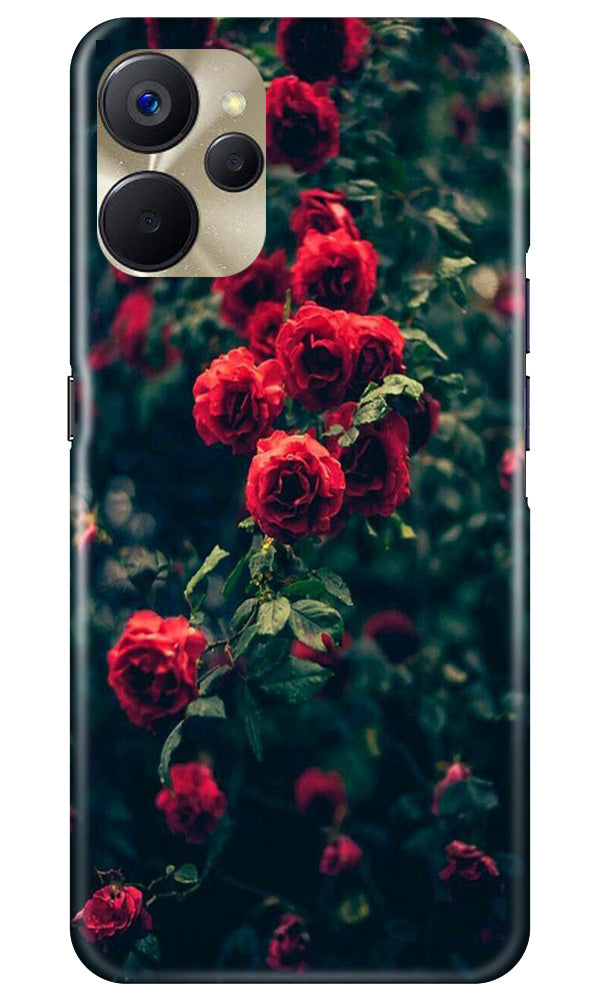 Red Rose Mobile Back Case for Realme 9i 5G (Design - 66) Red Rose Case for Realme 9i 5G