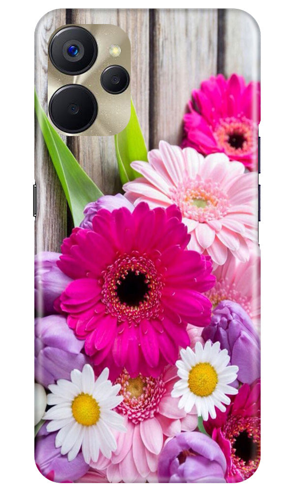 Coloful Daisy2 Mobile Back Case for Realme 9i 5G (Design - 76) Coloful Daisy2 Case for Realme 9i 5G