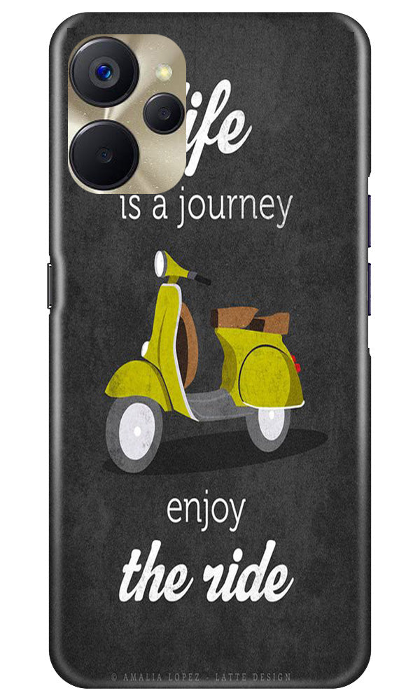 Vintage Scooter Mobile Back Case for Realme 9i 5G (Design - 229) Vintage Scooter Case for Realme 9i 5G (Design No. 229)
