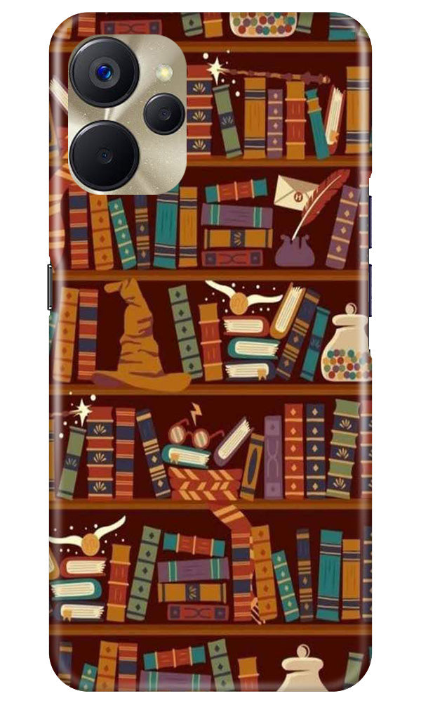 Book Shelf Mobile Back Case for Realme 9i 5G (Design - 348) Book Shelf Mobile Back Case for Realme 9i 5G (Design - 348)