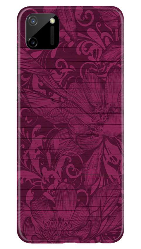 Purple Backround Mobile Back Case for Realme C11 (Design - 22) Purple Backround Case for Realme C11