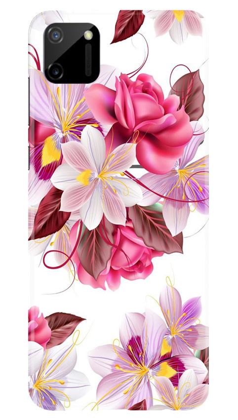 Beautiful flowers Mobile Back Case for Realme C11 (Design - 23) Beautiful flowers Case for Realme C11