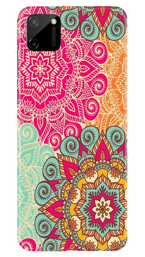 Rangoli art2 Mobile Back Case for Realme C11 (Design - 29) Rangoli art2 Case for Realme C11