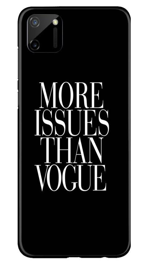 More Issues than Vague Mobile Back Case for Realme C11 (Design - 74) More Issues than Vague Case for Realme C11