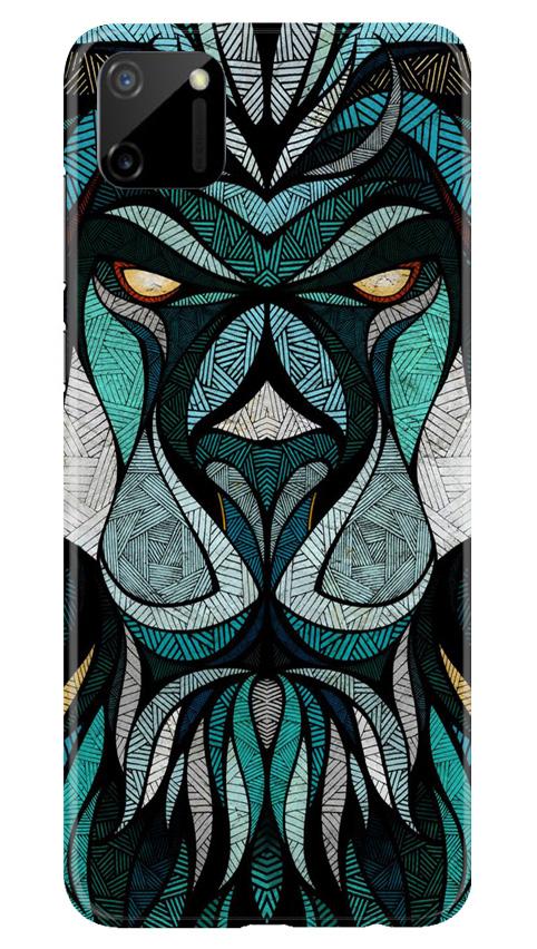Lion Mobile Back Case for Realme C11 (Design - 97) Lion Case for Realme C11