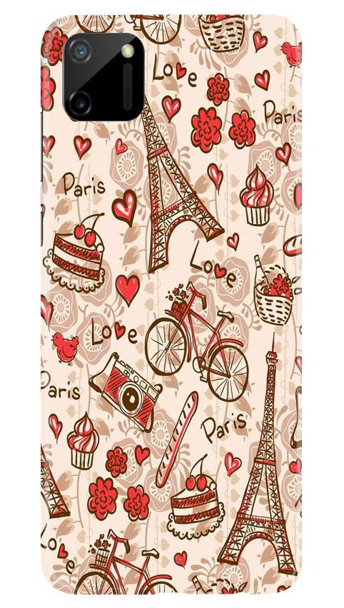 Love Paris Mobile Back Case for Realme C11 (Design - 103) Love Paris Case for Realme C11 (Design - 103)