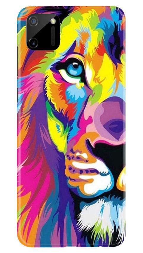 Colorful Lion Mobile Back Case for Realme C11 (Design - 110) Colorful Lion Case for Realme C11 (Design - 110)