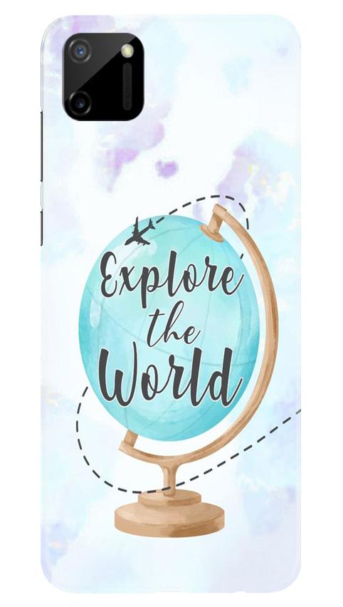 Explore the World Mobile Back Case for Realme C11 (Design - 207) Explore the World Case for Realme C11 (Design No. 207)