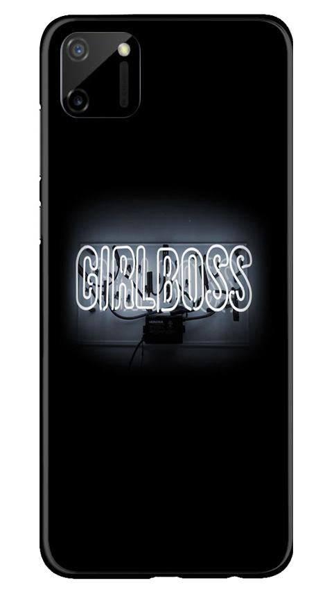 Girl Boss Black Mobile Back Case for Realme C11 (Design - 268) Girl Boss Black Case for Realme C11 (Design No. 268)