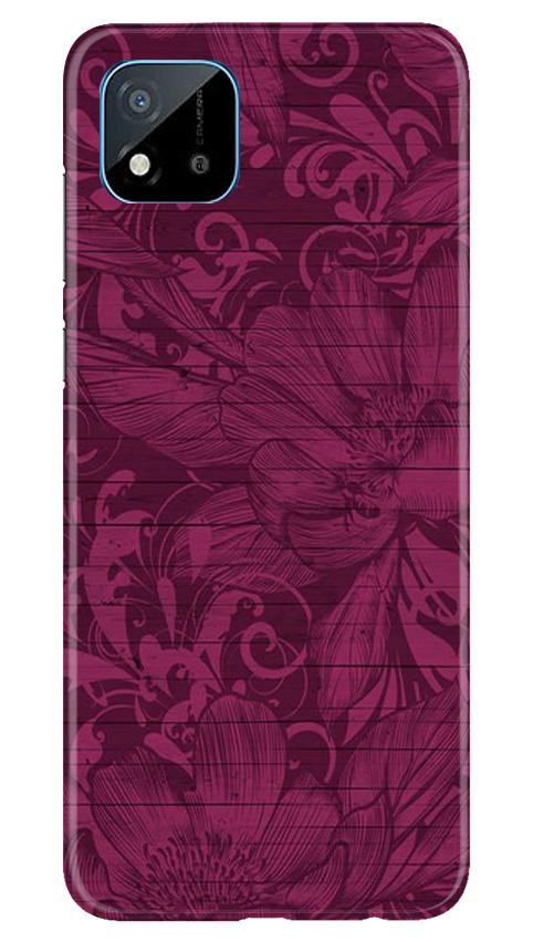 Purple Backround Mobile Back Case for Realme C20 (Design - 22) Purple Backround Case for Realme C20