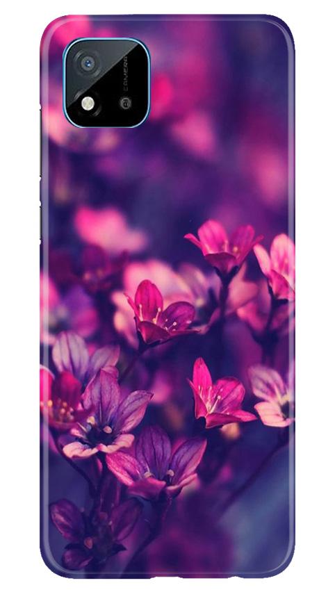 flowers Mobile Back Case for Realme C20 (Design - 25) flowers Case for Realme C20