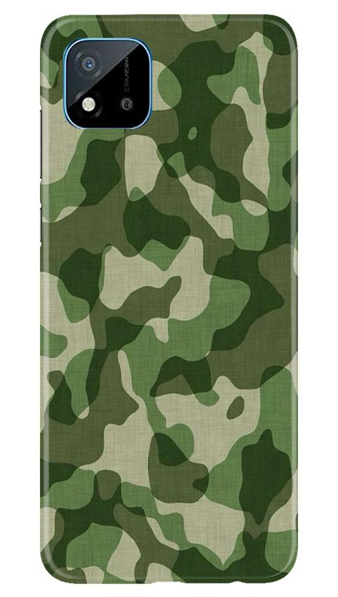 Army Camouflage Mobile Back Case for Realme C20 (Design - 106) Army Camouflage Case for Realme C20 (Design - 106)