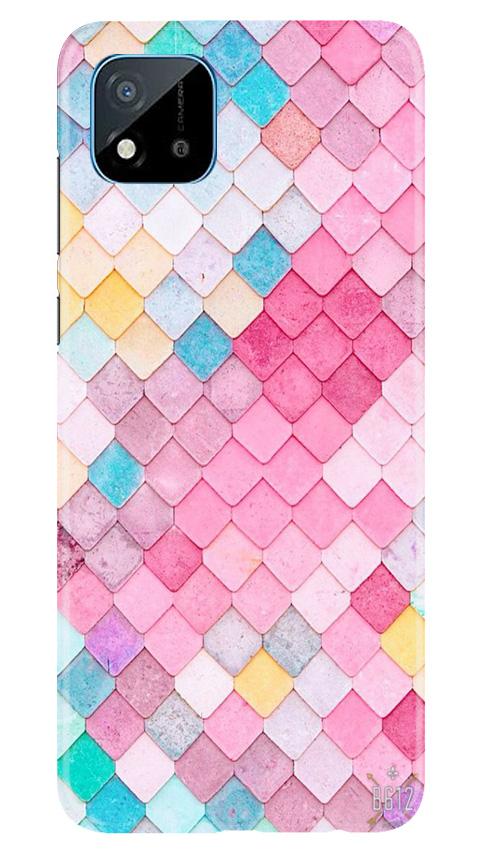 Pink Pattern Case for Realme C20 (Design No. 215)