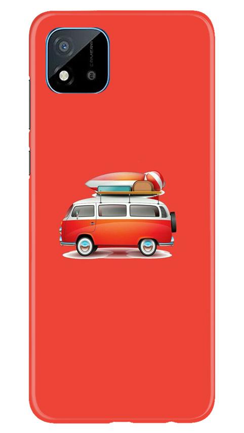 Travel Bus Mobile Back Case for Realme C20 (Design - 258) Travel Bus Case for Realme C20 (Design No. 258)