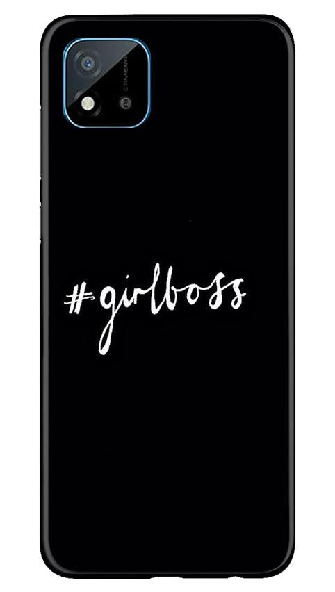 #GirlBoss Mobile Back Case for Realme C20 (Design - 266) #GirlBoss Case for Realme C20 (Design No. 266)