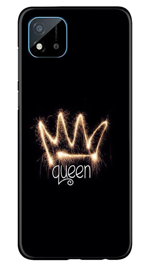 Queen Mobile Back Case for Realme C20 (Design - 270) Queen Case for Realme C20 (Design No. 270)