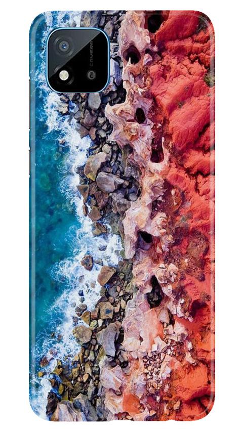 Sea Shore Mobile Back Case for Realme C20 (Design - 273) Sea Shore Case for Realme C20 (Design No. 273)