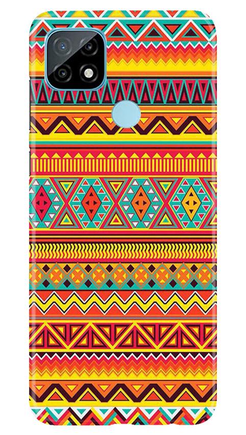 Zigzag line pattern Mobile Back Case for Realme C12 (Design - 4) Zigzag line pattern Case for Realme C12