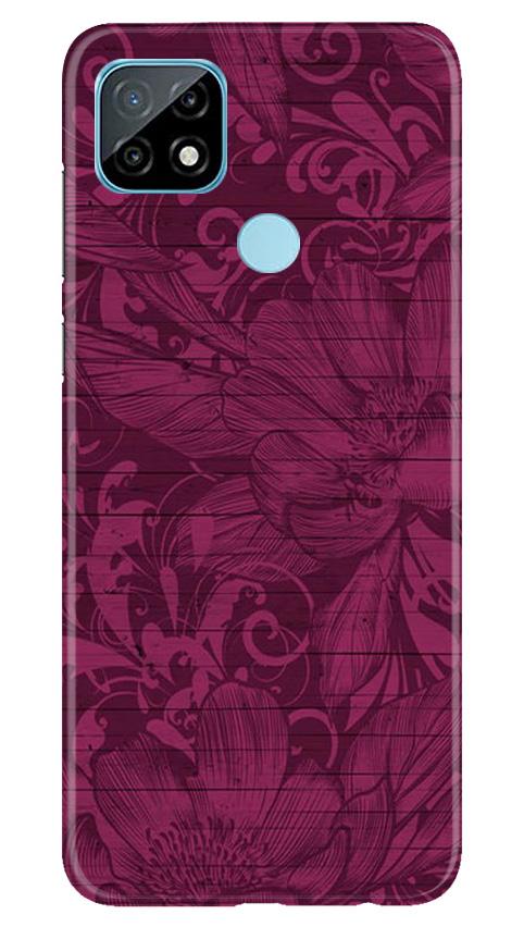 Purple Backround Mobile Back Case for Realme C12 (Design - 22) Purple Backround Case for Realme C12