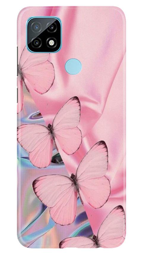 Butterflies Mobile Back Case for Realme C21 (Design - 26) Butterflies Case for Realme C21
