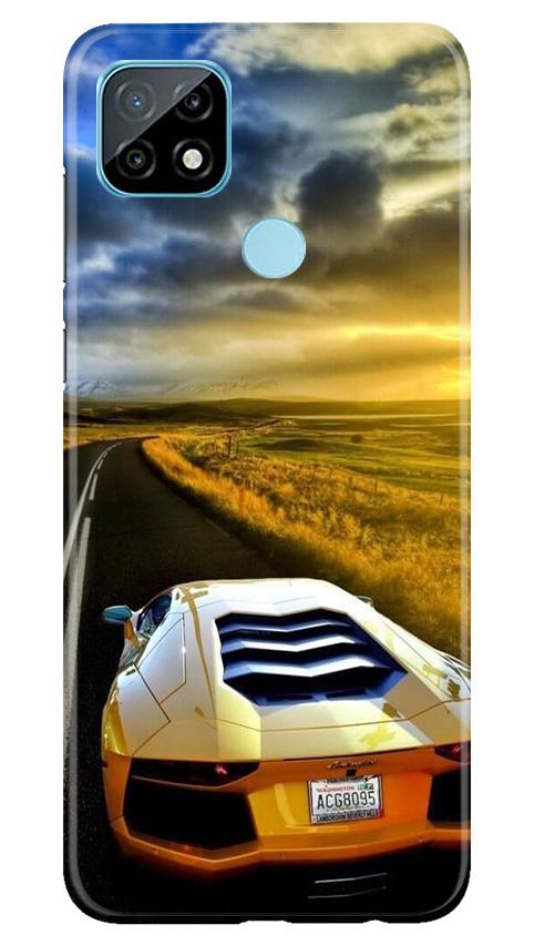 Car lovers Mobile Back Case for Realme C12 (Design - 46) Car lovers Case for Realme C12