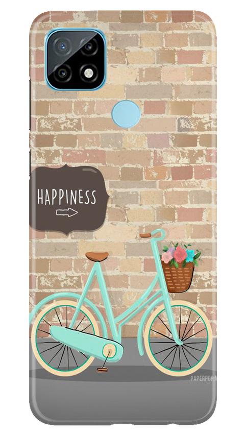 Happiness Mobile Back Case for Realme C21 (Design - 53) Happiness Case for Realme C21