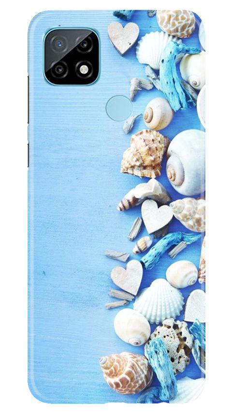 Sea Shells2 Mobile Back Case for Realme C21 (Design - 64) Sea Shells2 Case for Realme C21